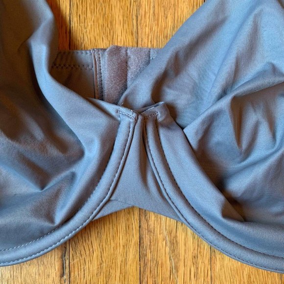 UNLINED DEMI CUT BRA GRAY 34DDD AUDEN - Picture 6 of 8